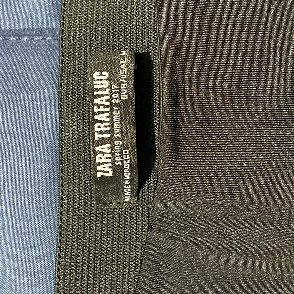 ZARA trafaluc black shiny leggings